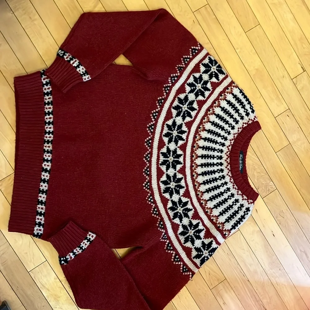 Brooks Brothers Country Club 100% lambs wool sweater - Picture 1 of 10
